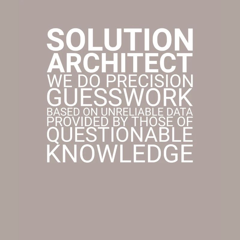 Conjectures de l’architecte de solutions| Solution Architecture