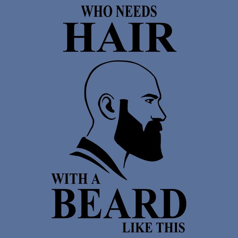 Who needs hair with a beard like this Glatze Bart