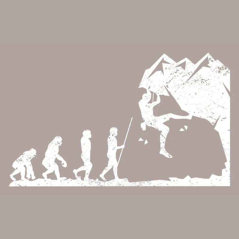 Klettern Bouldern Evolution Bergsteigen Kletterer