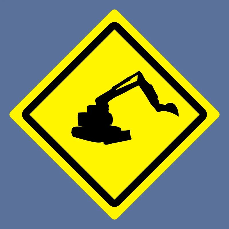 digger roadsign