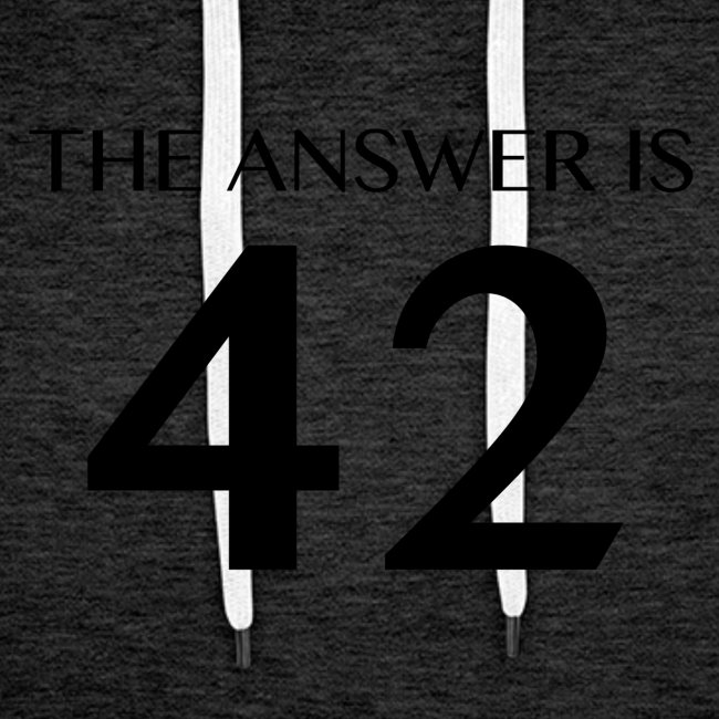The Answer is 42 Black