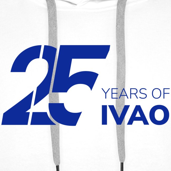 IVAO 25e anniversaire Blanc