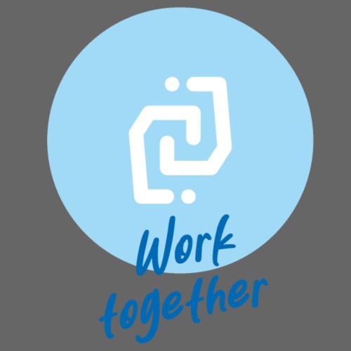 EB Cultural value Work together - blue - Herre Premium hættetrøje