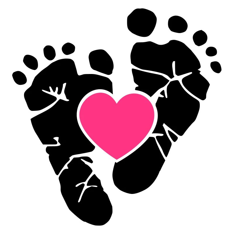 Bébé pieds - grossesse - naissance - cœur de mère