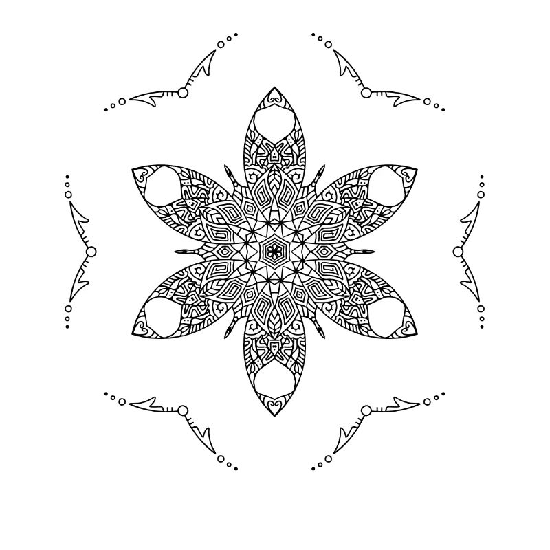 Blumen Mandala