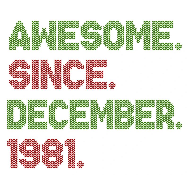 Awesome Since December Christmas Ave 1981