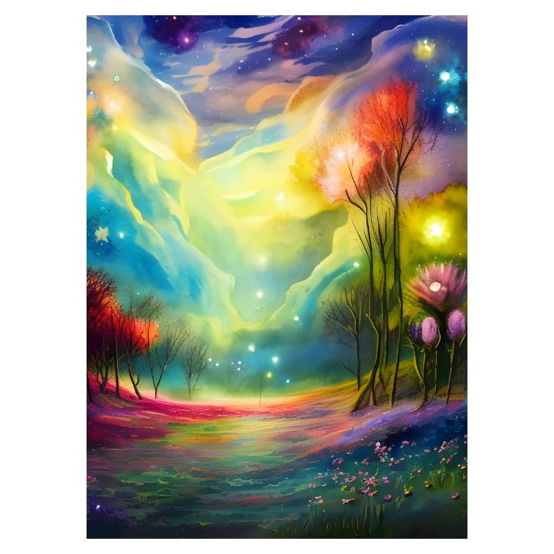 Starry night sky