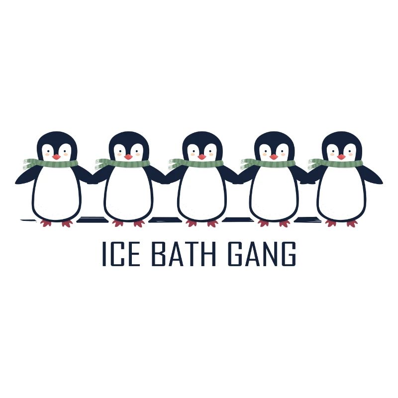 Baths Winter Baths Penguin Bathing
