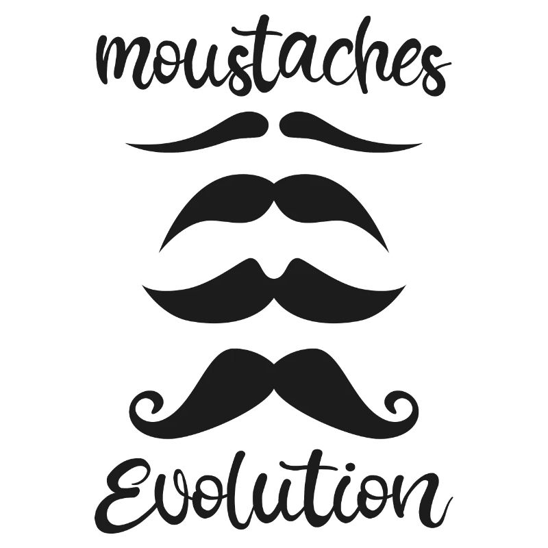 Schnurrbart Evolution
