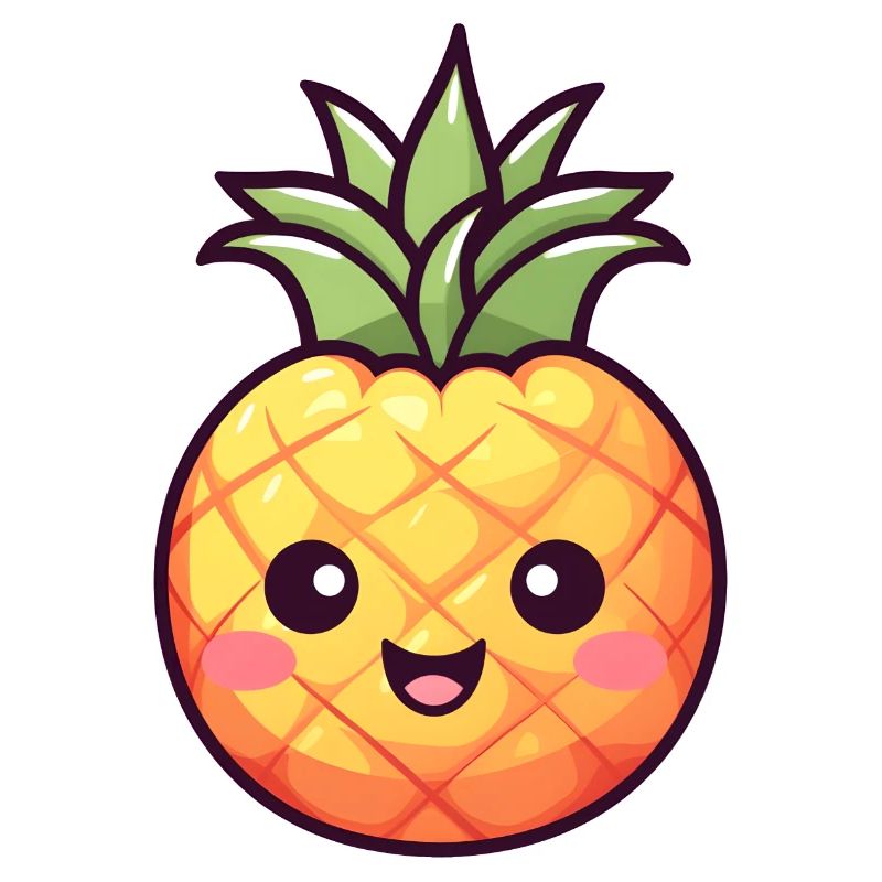 Kawaii Pineapple Version 4