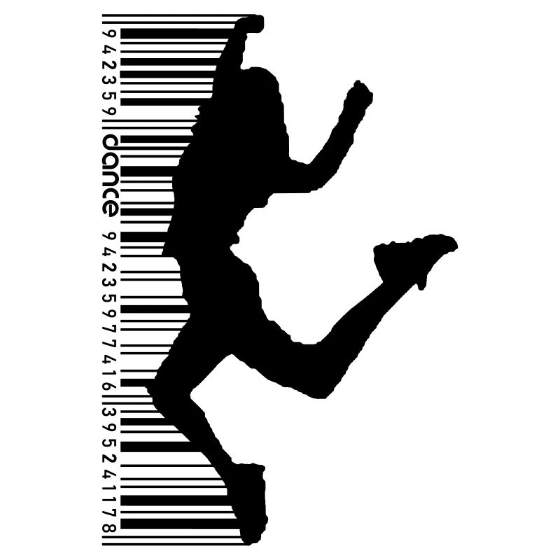 Tänzerin im QR-Code Style (2)