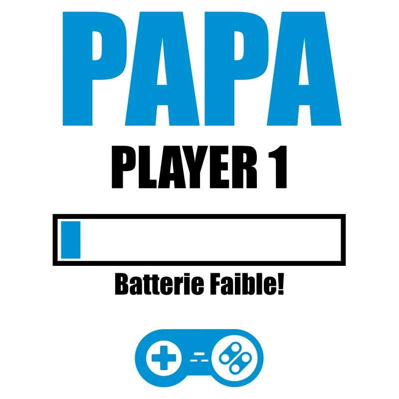 papa player 1 batterie faible