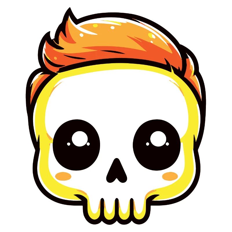 Halloween Ghost Skull