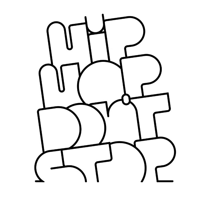 hiphopdontstop graffiti typo