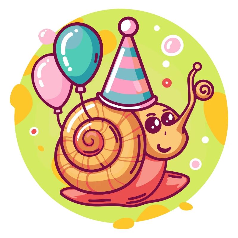 Schnecke Geburtstag Comic