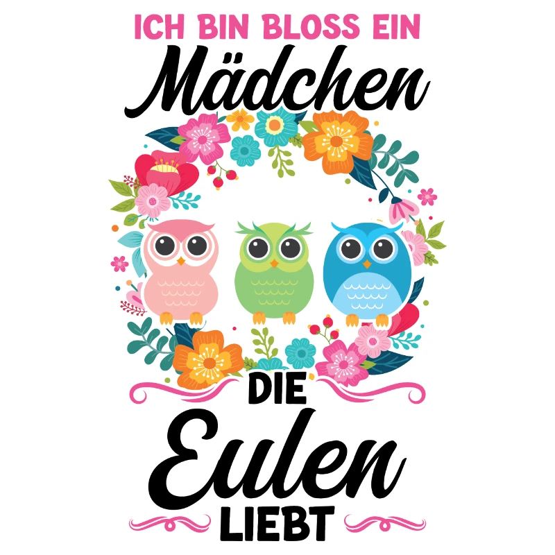 Eule Mädchen Eulen Geschenk