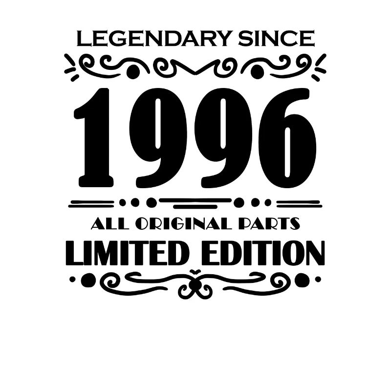 1996 - Né 1996 - Année de construction 1996