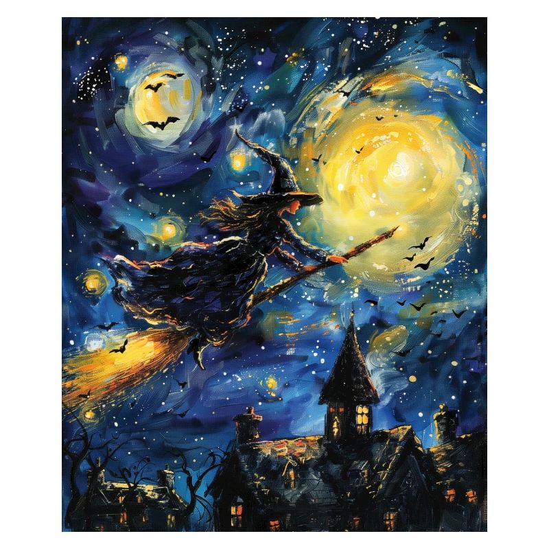 Witch Van Gogh Starry Night