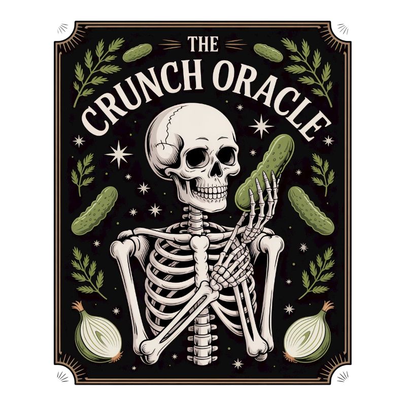Le croquant Oracle Squelette Et Concombres Humour