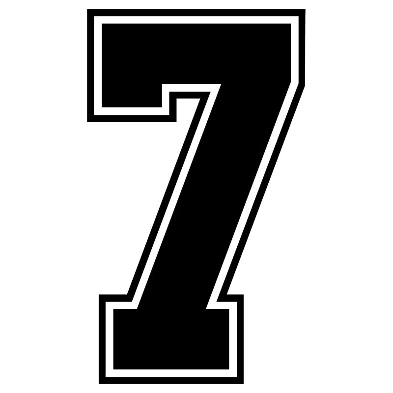 7 Number jersey