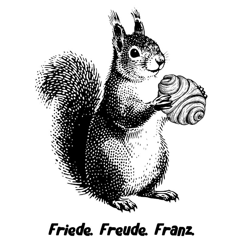Peace, Joy, Franz Squirrel