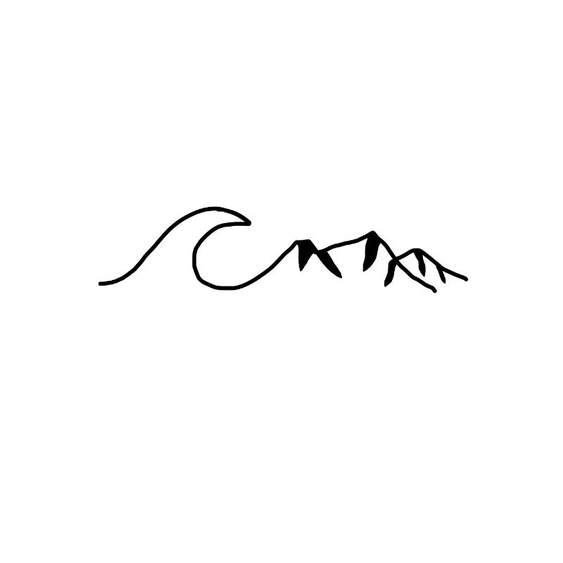 Waves mountains