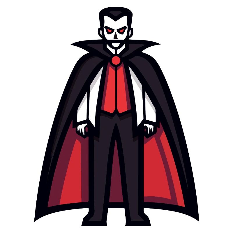Vampir Halloween Comic