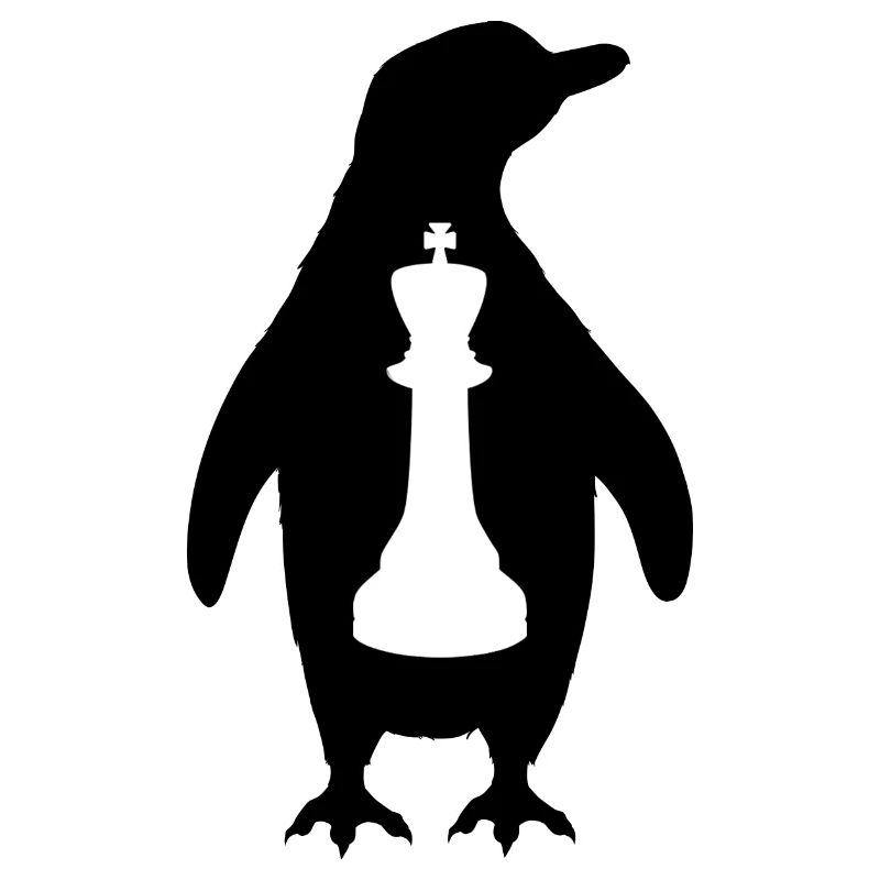 Chess Checkmate Chess Player "Penguin King"