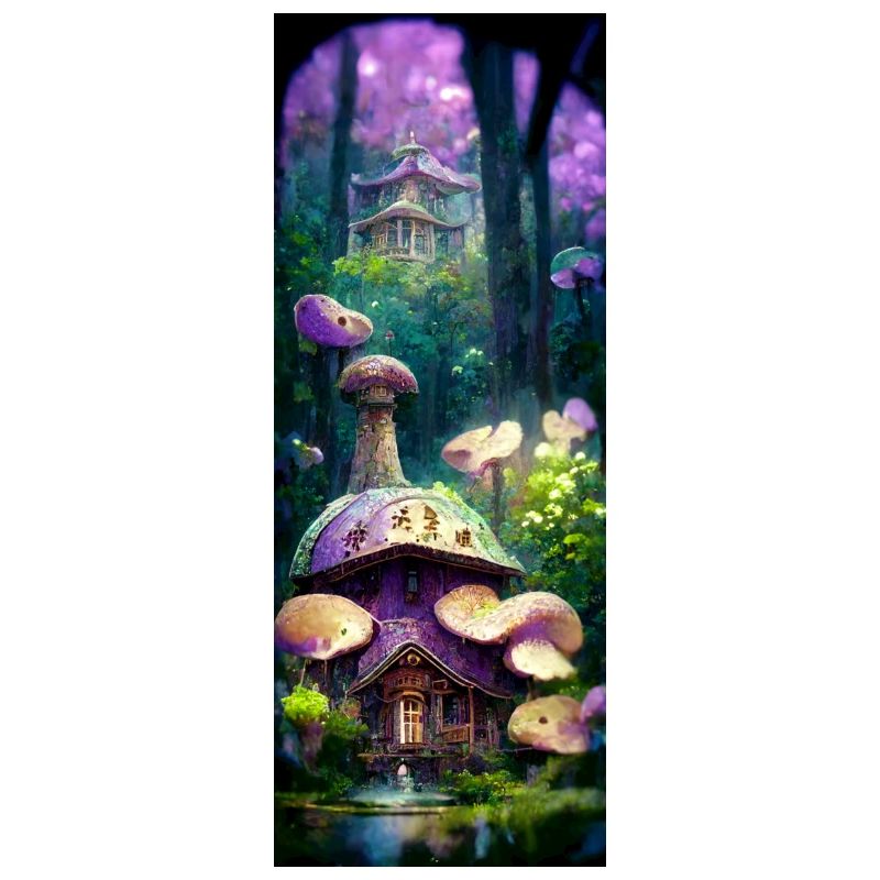 Forêt de champignons (champignons dans la forêt)