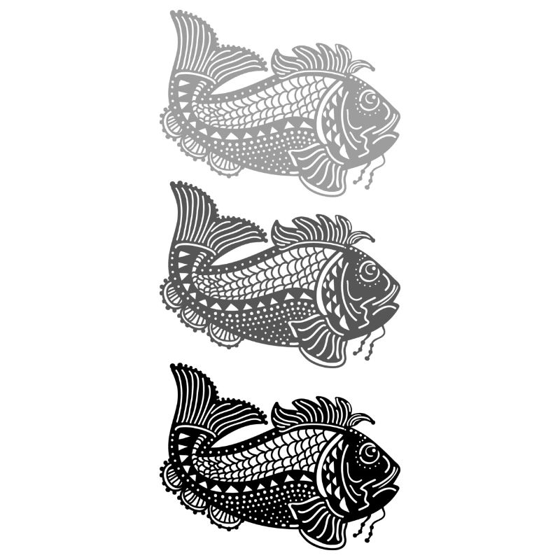 3 Fish Gray