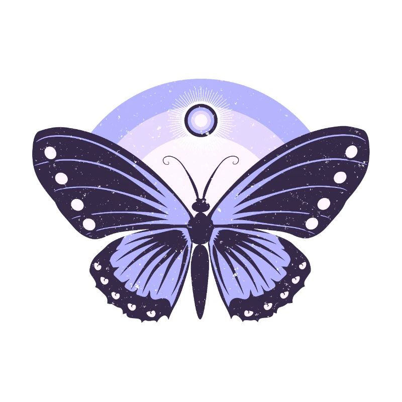 Papillon Lilas mignon