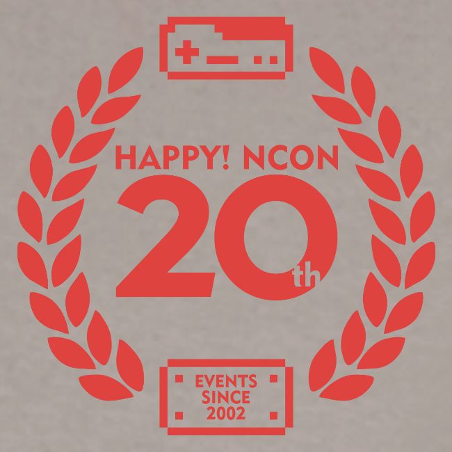 ncon 20th logo red