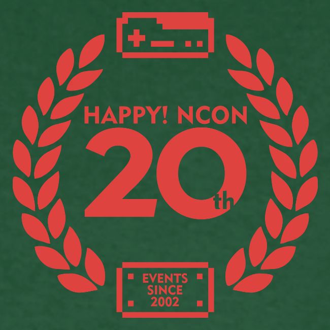 ncon 20th logo red