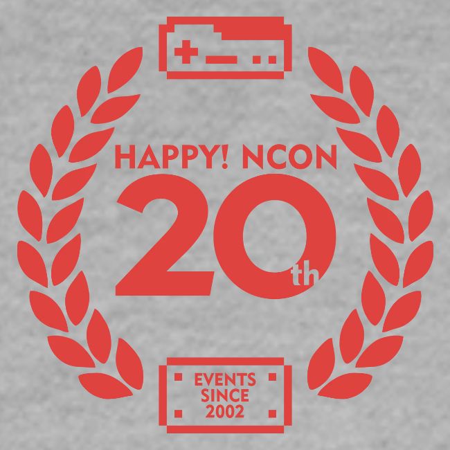 ncon 20th logo red