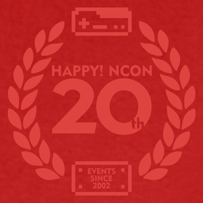 ncon 20th logo red