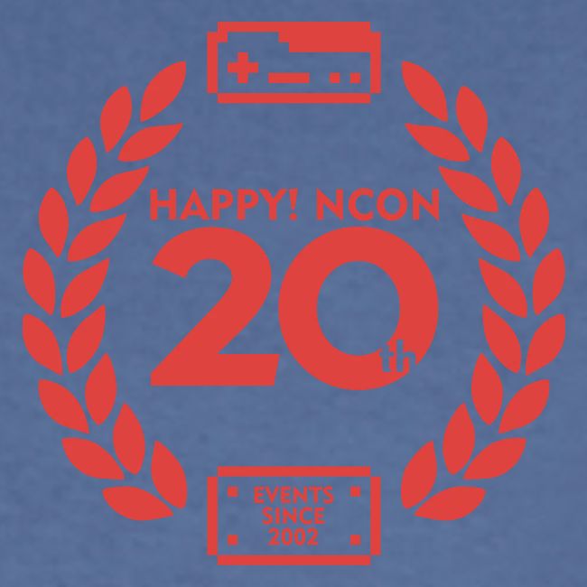 ncon 20th logo red