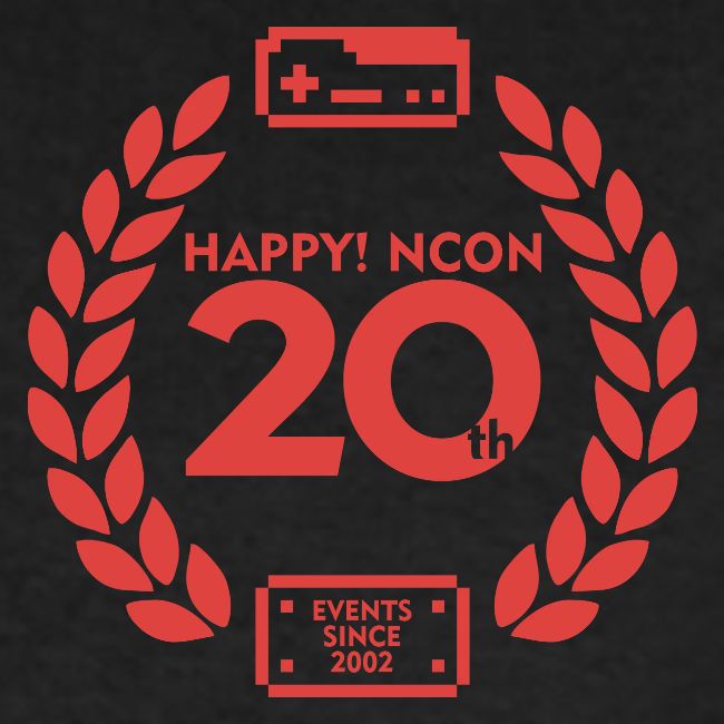 ncon 20th logo red