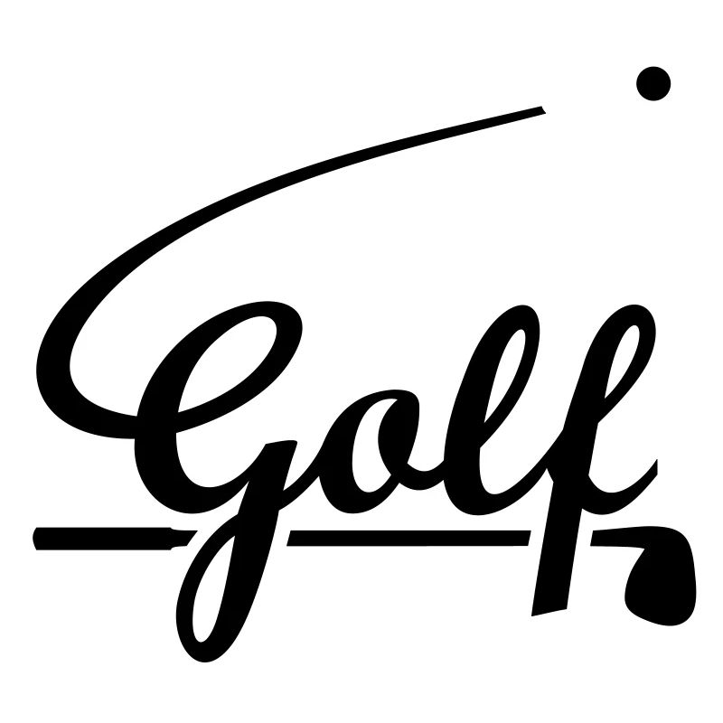 Golf Logo * Golfschläger golfer golfschläger