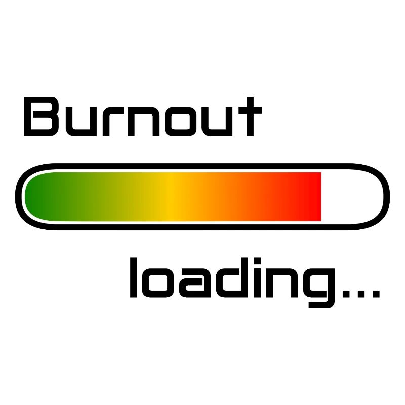 burnout loading, burnout lädt, Burnoutbalken