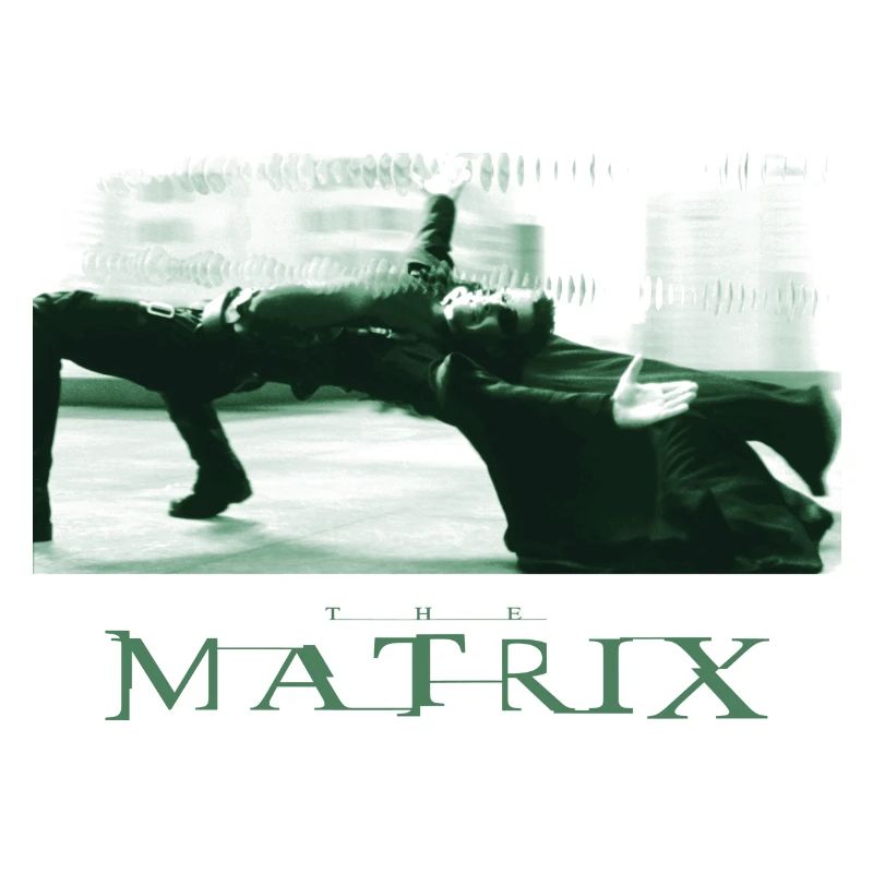 The Matrix Neo Dodging Bullets