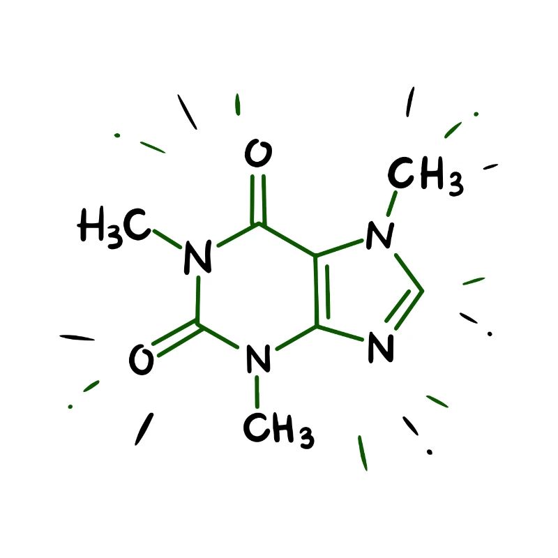 Caffeine molecule