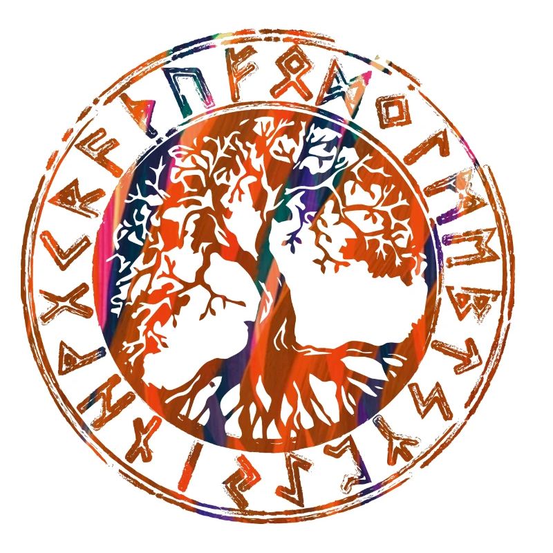 Baum des Lebens ,Lebensbaum,Graffiti,keltisch