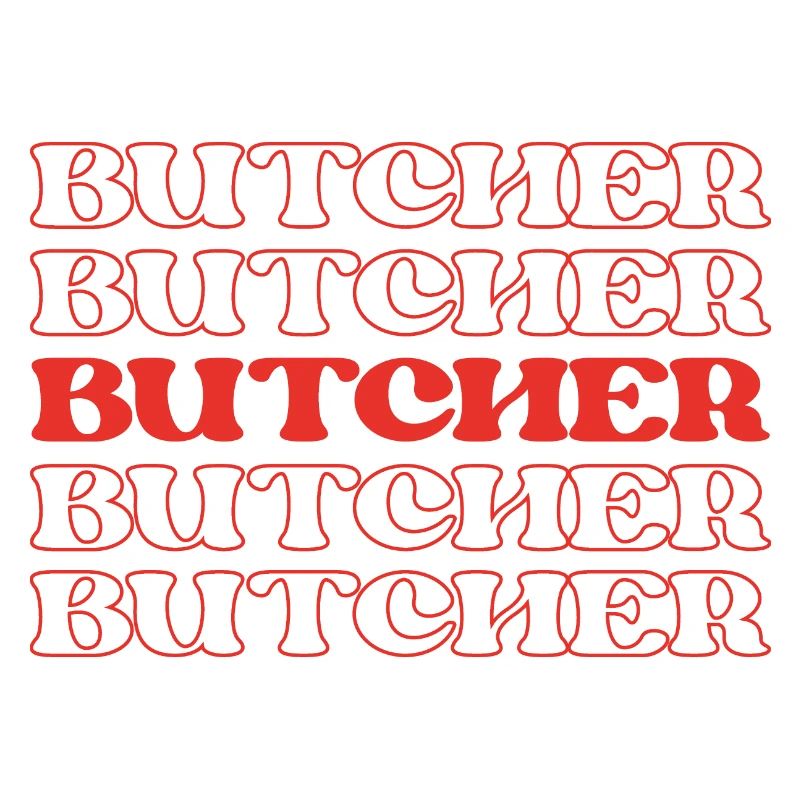 Butcher Meat Cutter Meatman Meat Processor