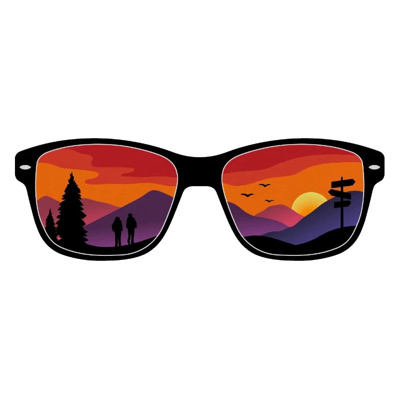 Mountains at sunset – Wanderlust