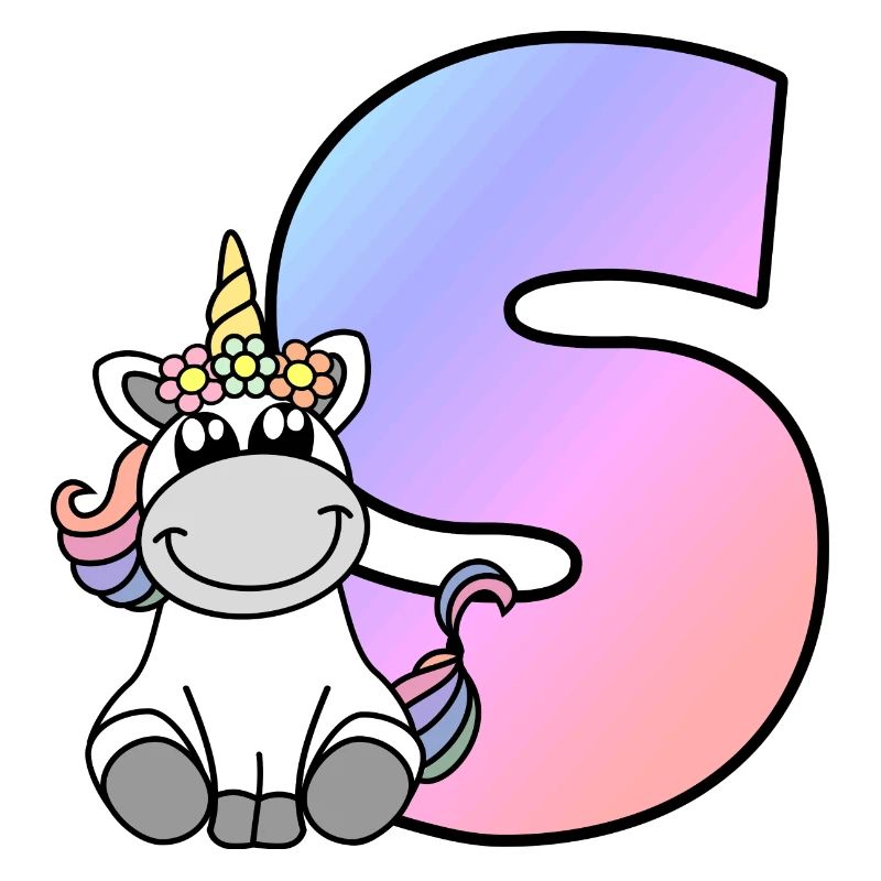 Einhorn Buchstabe S