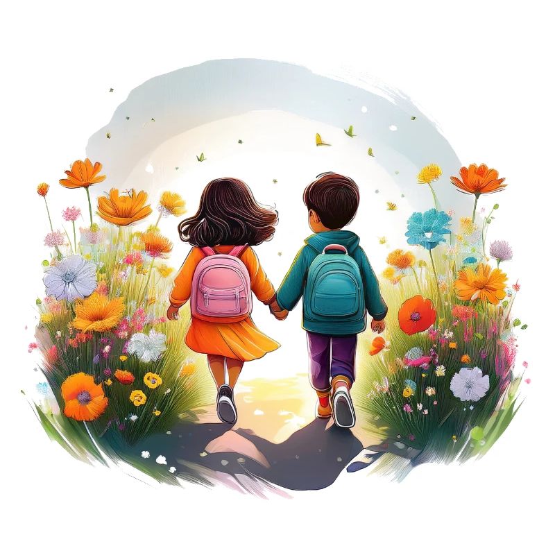 Amicizia tra due bambini