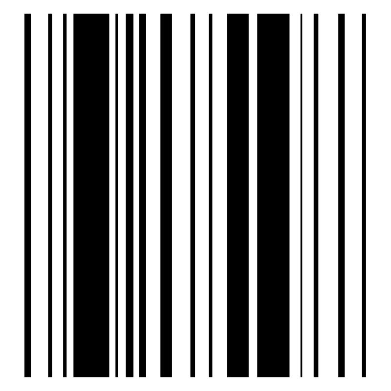 Code-barres motif rayures