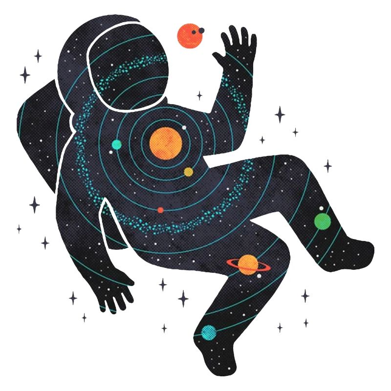 Astronaut Space Graphic