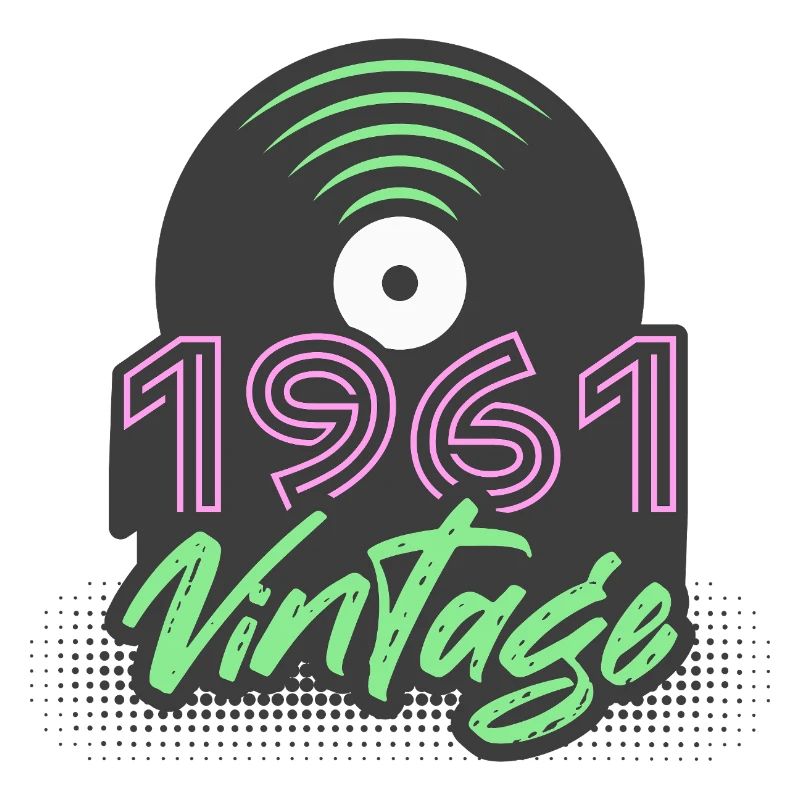 1961 Vintage Schallplatten Geburtstag Geschenkidee