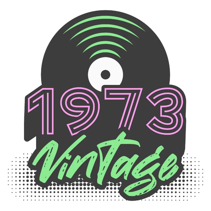 1973 Vintage Schallplatten Geburtstag Geschenkidee